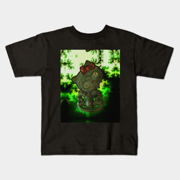 Hey! Tiki Kids T-Shirt by denniswilliamgaylor